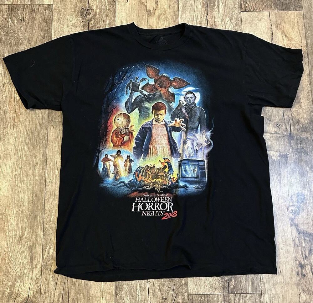 Universal Studios Halloween Horror Night 2018 Graphic T-Shirt XL Stranger Things